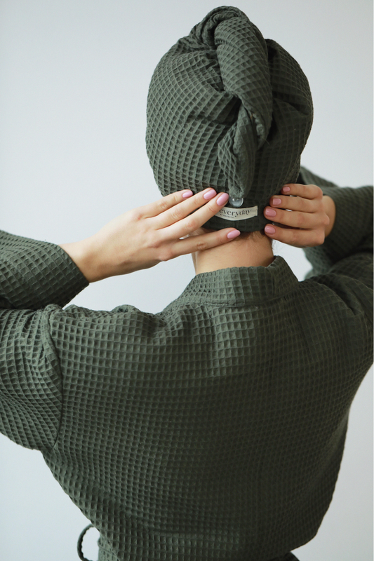 Vaflinis plaukų rankšluostis