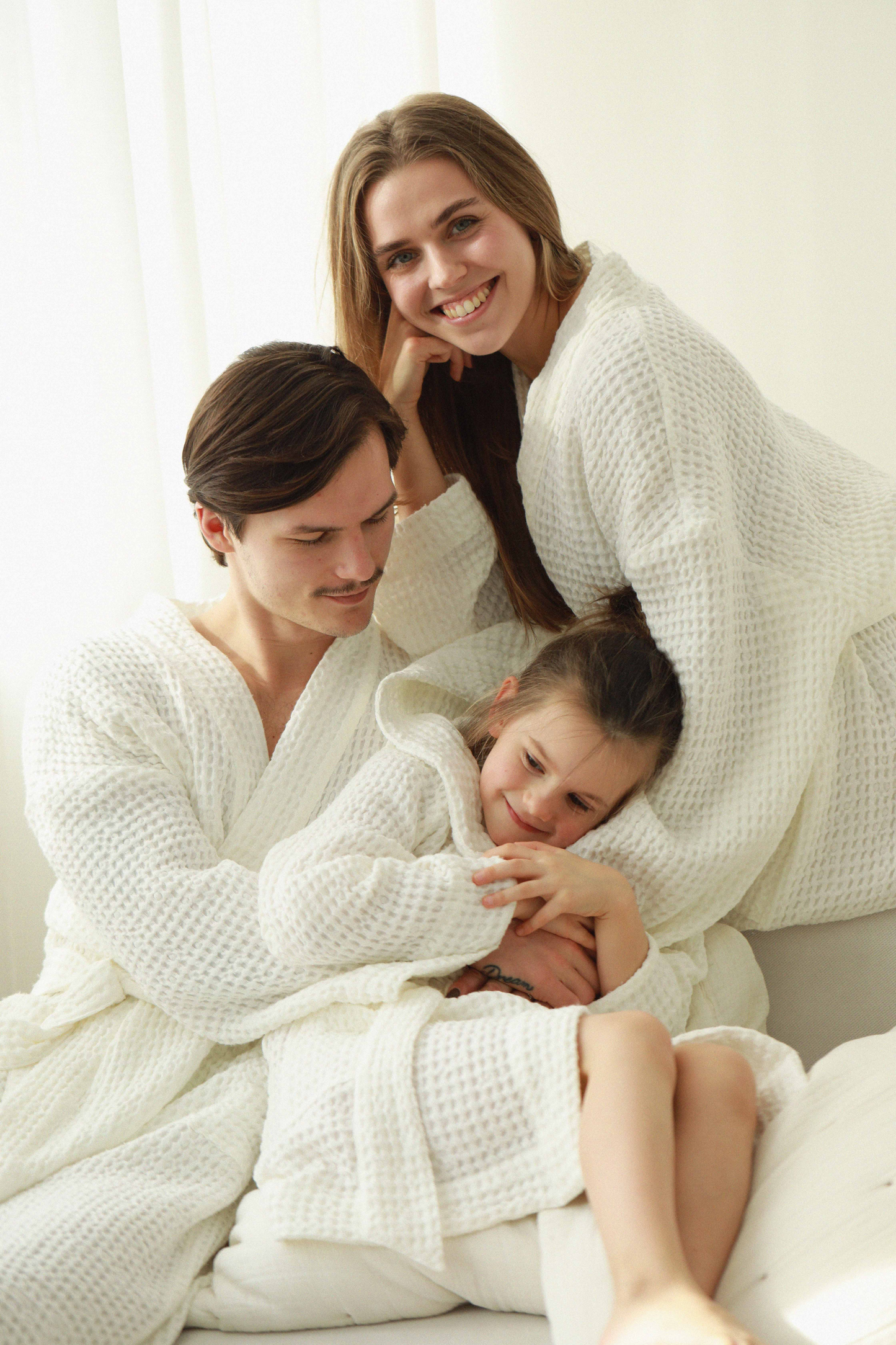 Prabangus unisex korio chalatas