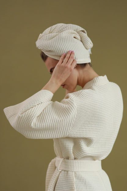 Kimono stiliaus chalatas