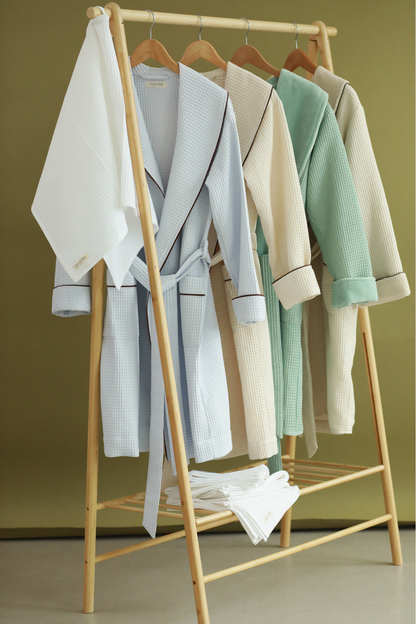Everyday by Roberta women's cozy bathrobes in light colours